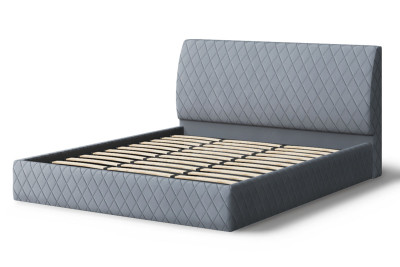 Кровать Хилтон, 2000*1400 мм, серый
