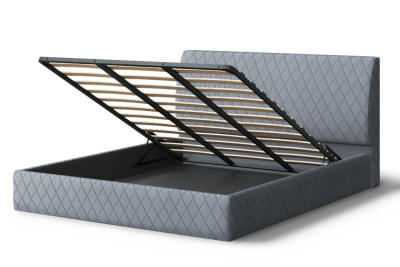 Кровать Хилтон, 2000*1400 мм, серый