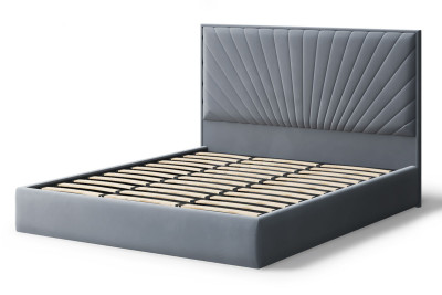 Кровать Леона, 2000*1800 мм, серый