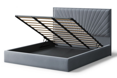 Кровать Леона, 2000*1800 мм, серый