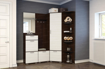 Вешалка-пенал угловая ВУЗ54 &quot;Ника&quot;