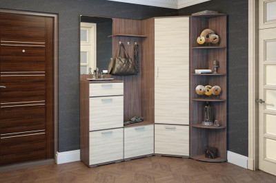 Вешалка-пенал угловая ВУЗ54 "Ника"