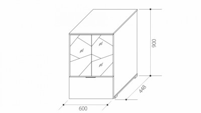 Комодино KD 2 SPLIT