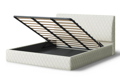 Кровать Хилтон, 2000*1400 мм, серо-белый