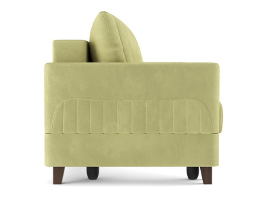 Диван-кровать зеленый ЕвроМагнат велюр тенерифе нефрит