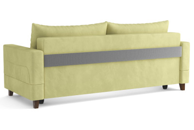 Диван-кровать зеленый ЕвроМагнат велюр тенерифе нефрит