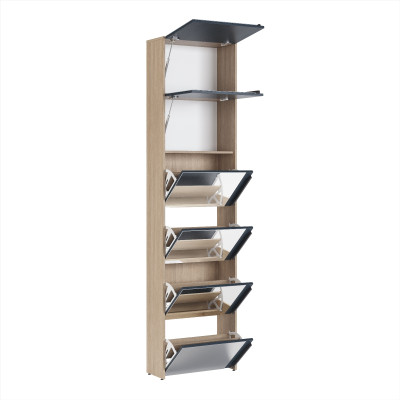 Шкаф для обуви с зеркалом "Палермо" Мод 7