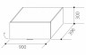 Шкаф S5 SPLIT 900*396 открывание вверх