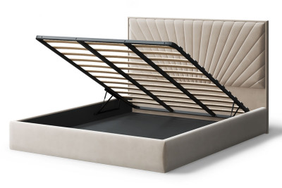 Кровать Леона, 2000*1800 мм, бежевый