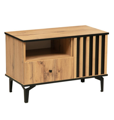 Тумба под ТВ 51.07 Либерти (опора метал. h=150мм) дуб вотан