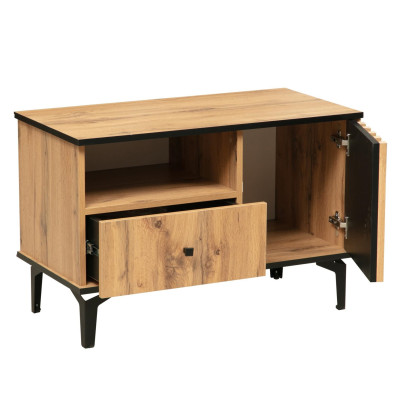 Тумба под ТВ 51.07 Либерти (опора метал. h=150мм) дуб вотан