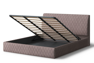 Кровать Хилтон, 2000*1400 мм, кофе