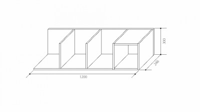Полка для книг 6 Юниор-4