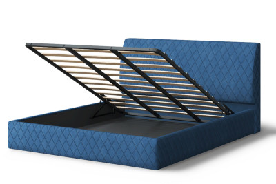 Кровать Хилтон, 2000*1400 мм, синий