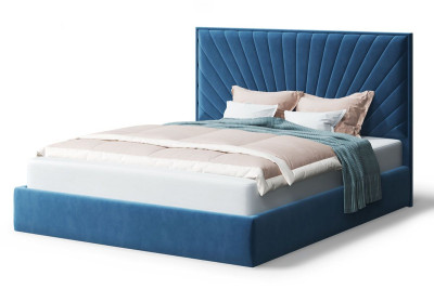 Кровать Леона, 2000*1800 мм, синий
