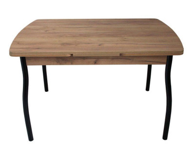 Стол раздвижной Рикарди ТР300 (1200/2000мм) дуб крафт золотой/черный