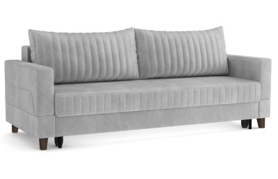 Диван-кровать серый ЕвроМагнат велюр тенерифе грей