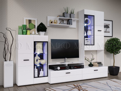 Гостиная Нэнси New Вариант №3 белый