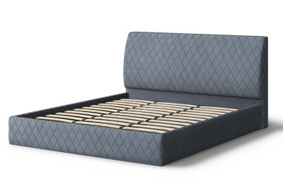 Кровать Хилтон, 2000*1400 мм, серый