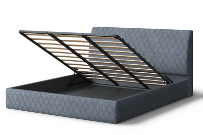 Кровать Хилтон, 2000*1400 мм, серый