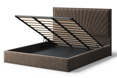 Кровать Леона, 2000*1800 мм, коричневый