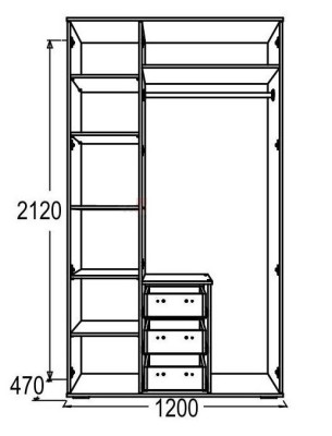 Шкаф для одежды Александра 4