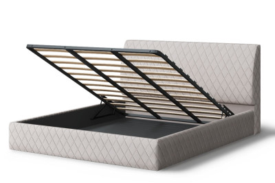 Кровать Хилтон, 2000*1600 мм, бежевый