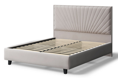 Кровать Леона, 2000*1800 мм, темно-бежевый на ножках