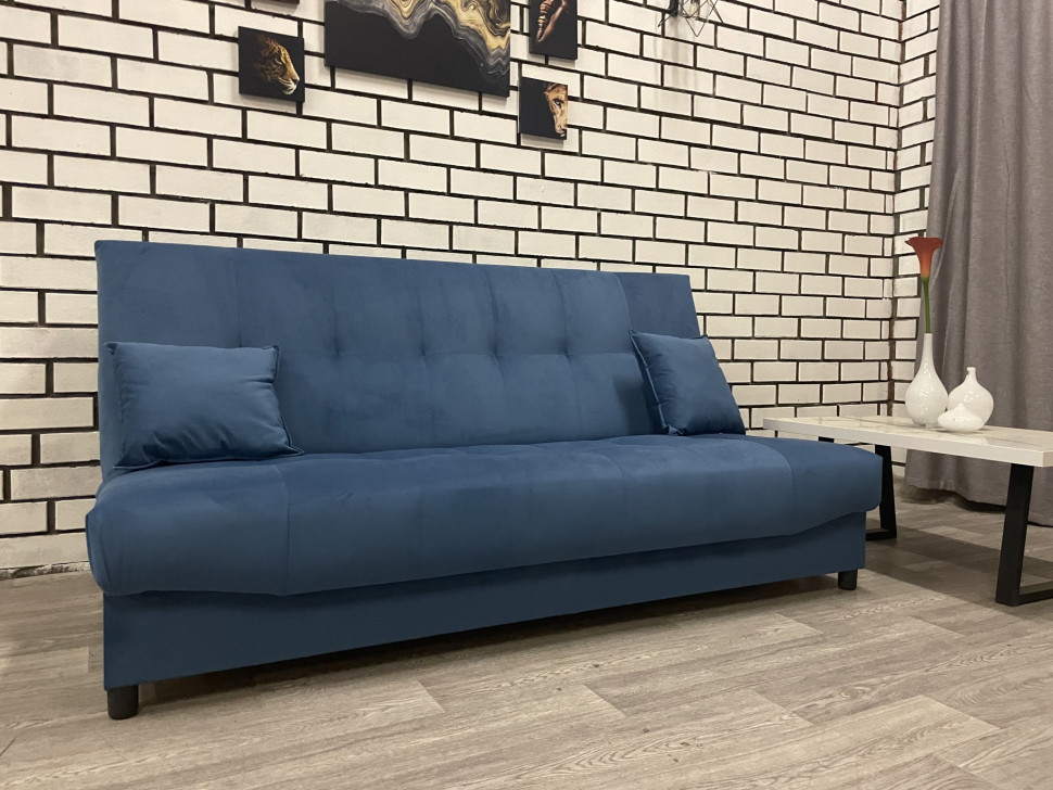 Диван синий Арбат 1200 Veluta LUX 54