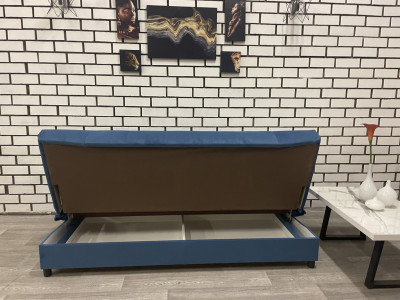 Диван синий Арбат 1200 Veluta LUX 54