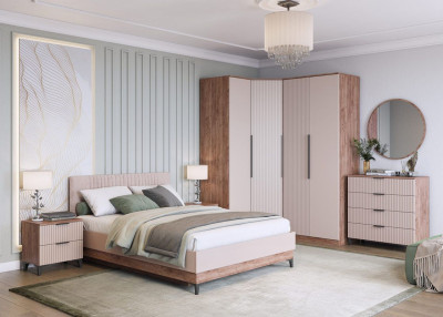 Зеркало Тоскана настенное, дуб табачный