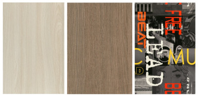 Кровать детская двухъярусная Карамель 75 ясень шимо темный/светлый МУЗЫКА