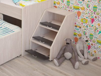 Кровать выкатная Радуга 1,9 м, ясень шимо