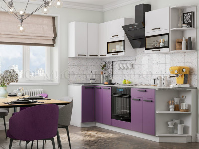 Кухонный гарнитур Техно 0,9*2,7м Компоновка №2