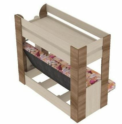 Двухъярусная кровать "Карамель" 75 Газета