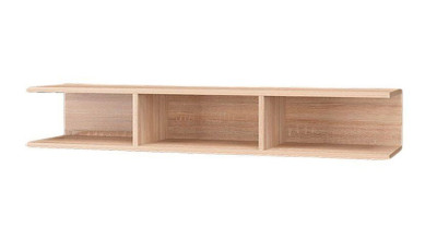 Полка Скайлайн 1200 с перегородками, дуб сонома светлый