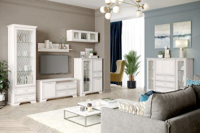 Гостиная Николь, набор №1, ясень анкор светлый