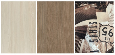 Кровать детская двухъярусная Карамель 75 шимо темный/светлый ЛАС ВЕГАС