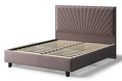 Кровать Леона, 2000*1800 мм, кофе на ножках