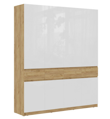 Шкаф 4створчатый  ШК-004 Бостон белый