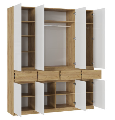 Шкаф 4створчатый  ШК-004 Бостон белый