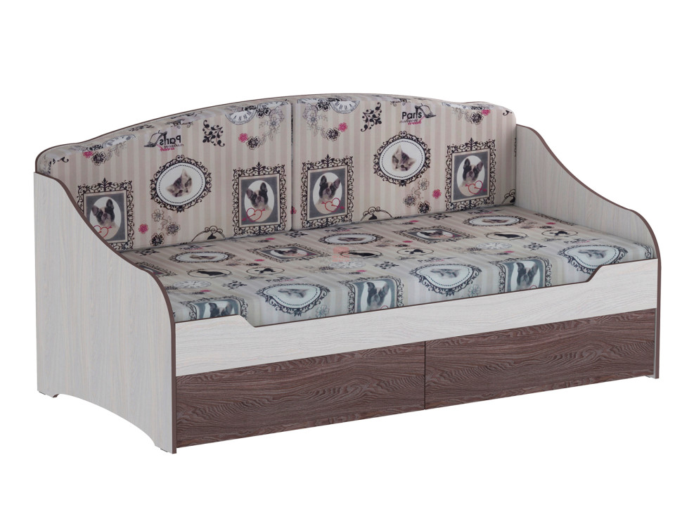 Кровать одинарная с подушками 1900*900 "Омега 18"